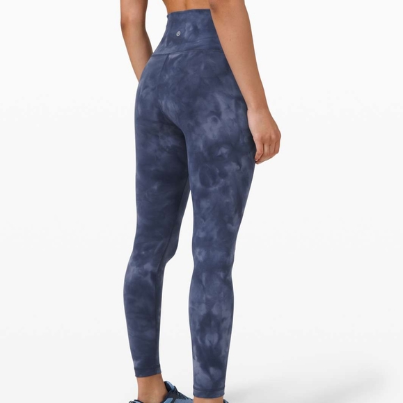 New Lululemon diamond dye naval blue wunder train - Picture 3 of 10